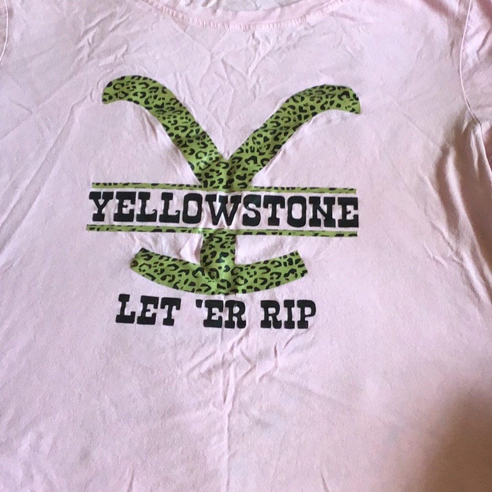 Yellowstone Reptile T-Shirt with Green Leopard Print